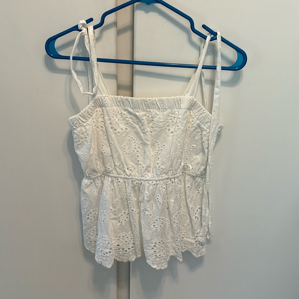 Women’s White American Eagle Tank